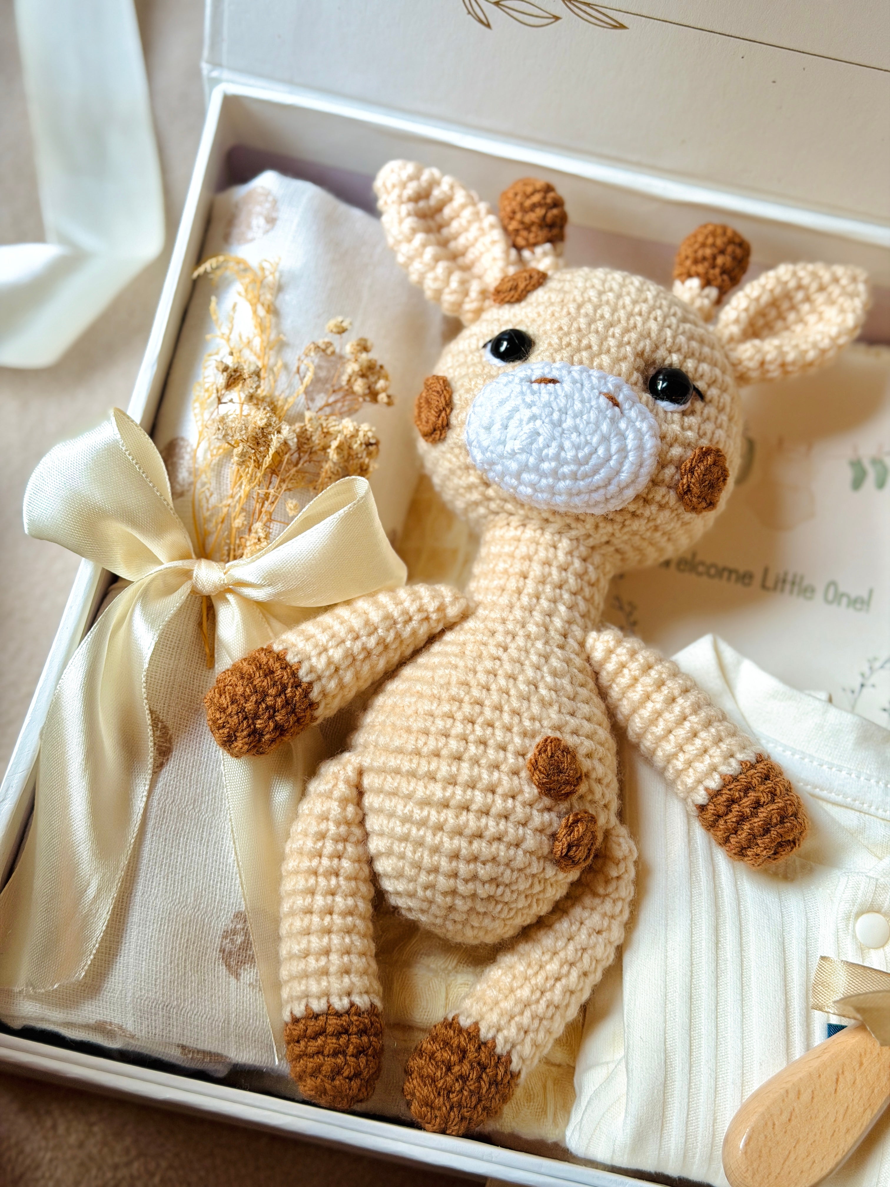 Neutral Giraffe Gift set
