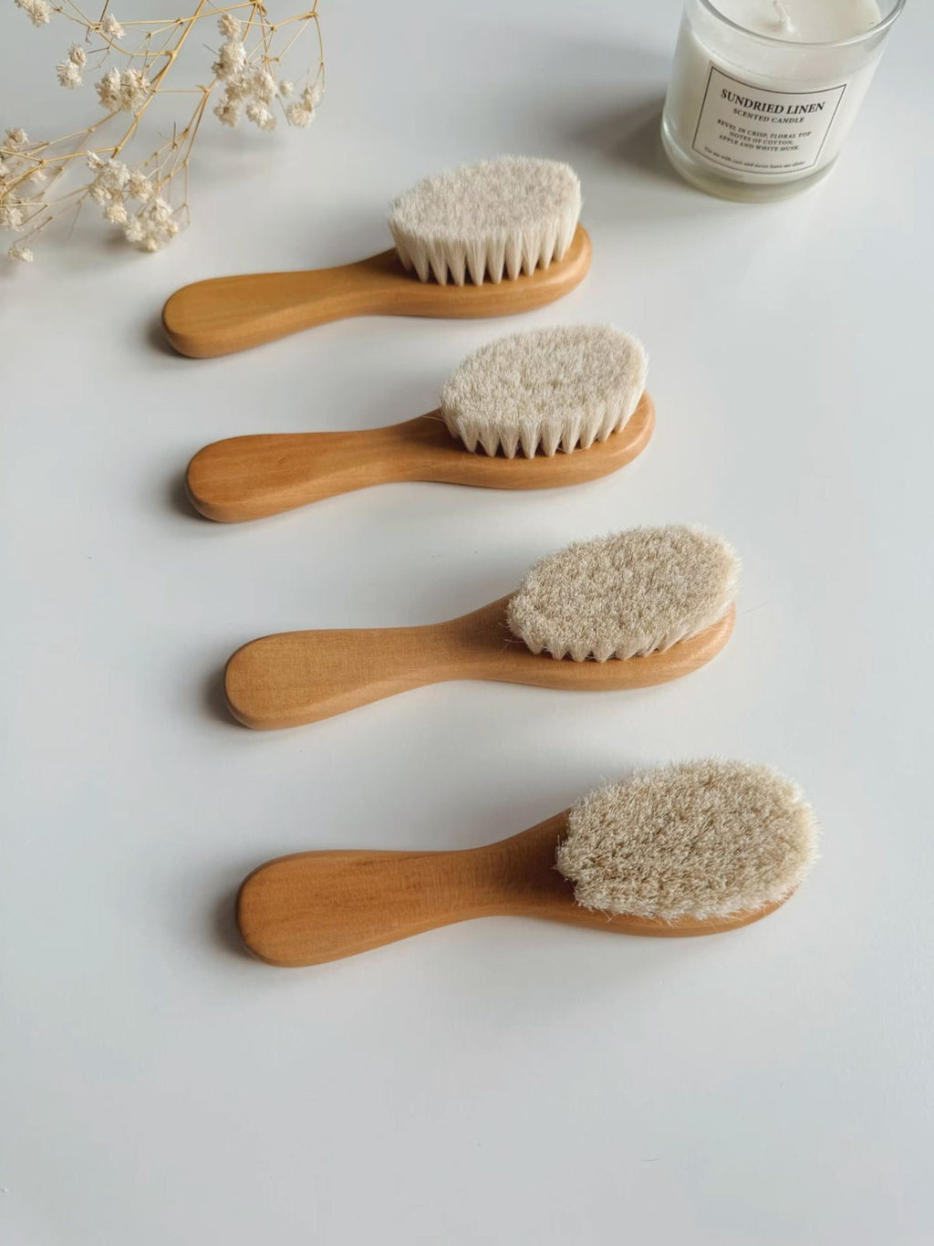 A picture of hair brushes