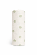 Green Polka Dots Muslin Swaddle