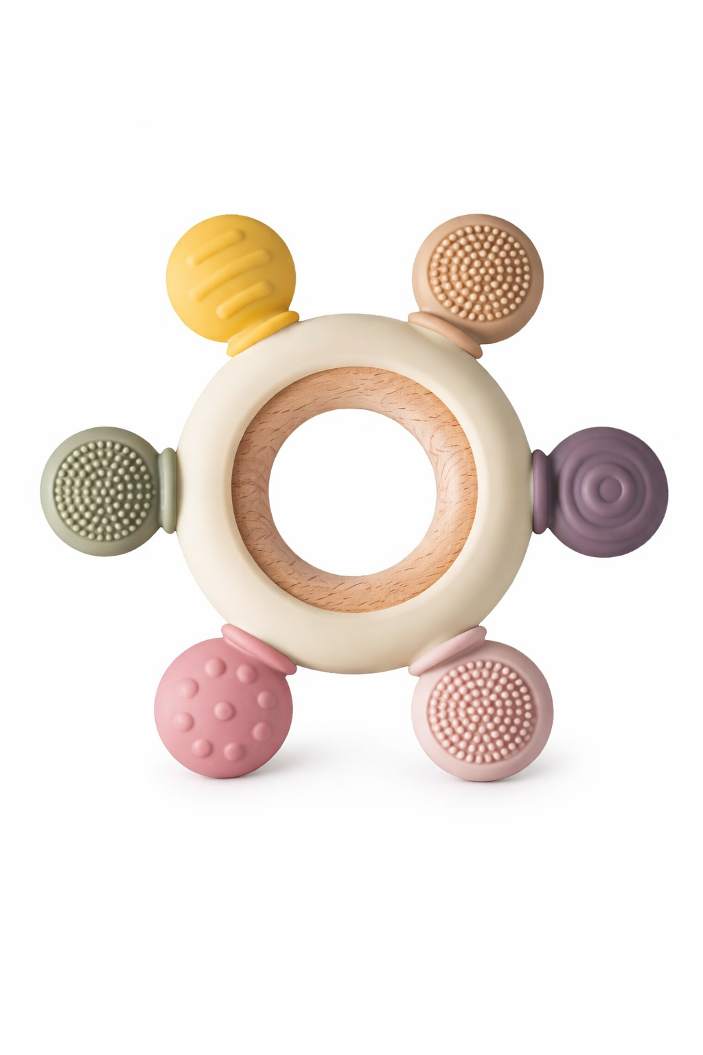 Multicolored Silicone Teether